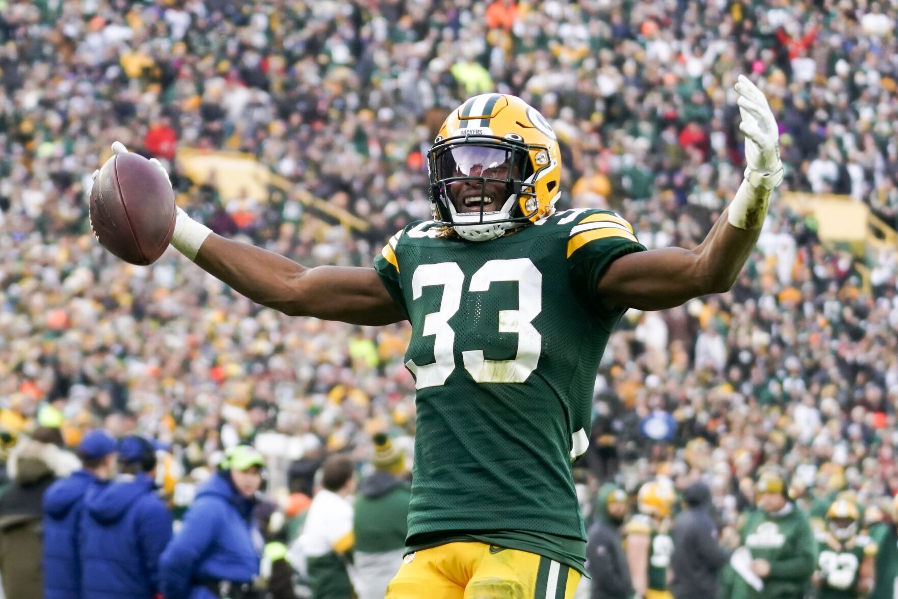 Redskins Packers Aaron Jones
